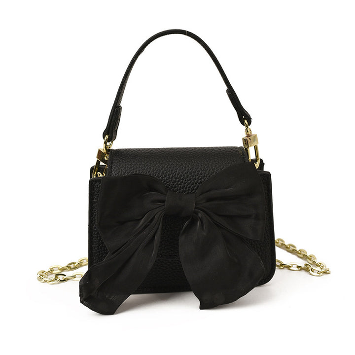 Damen Mini-Handtasche mit dekorativem Schleifen-Design Nord Taschen