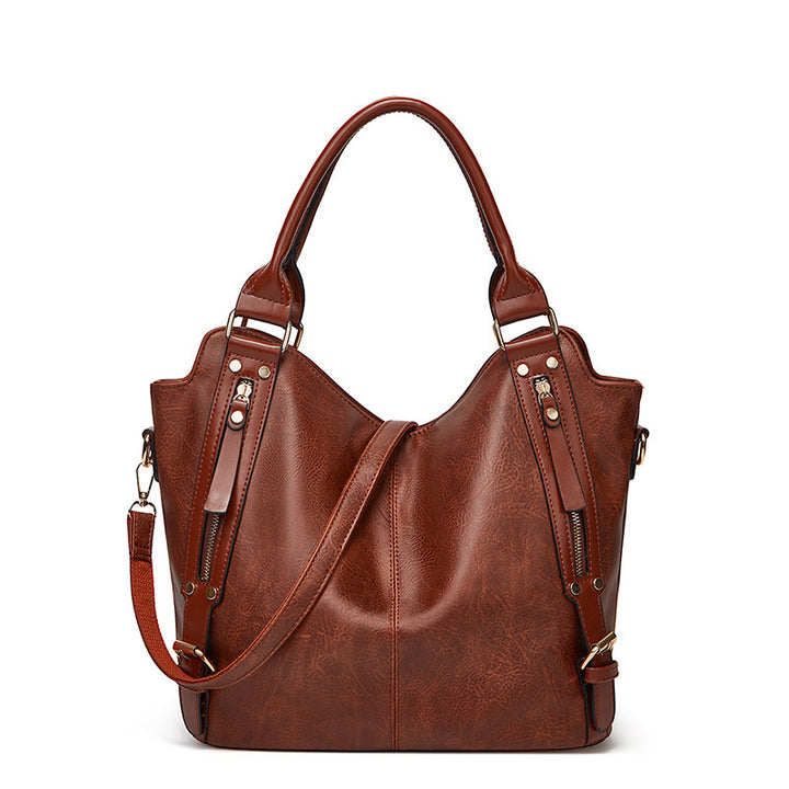 Damen Hobo-Handtasche mit stilvollem Falten-Design und abnehmbaren Schulterschlaufen Nord Taschen