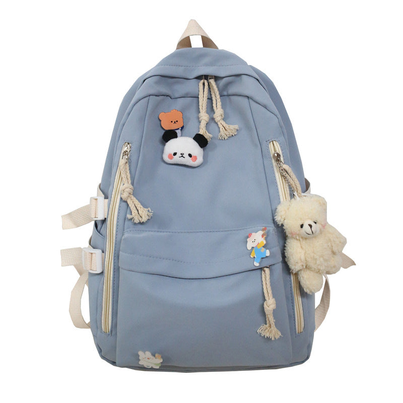 Damen Rucksack mit niedlichen Applikationen und vielseitigen Fächern Nord Taschen