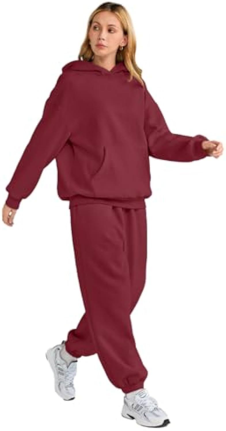 Damen Lässiger und bequemer Hoodie- und Jogginganzug Nord Taschen