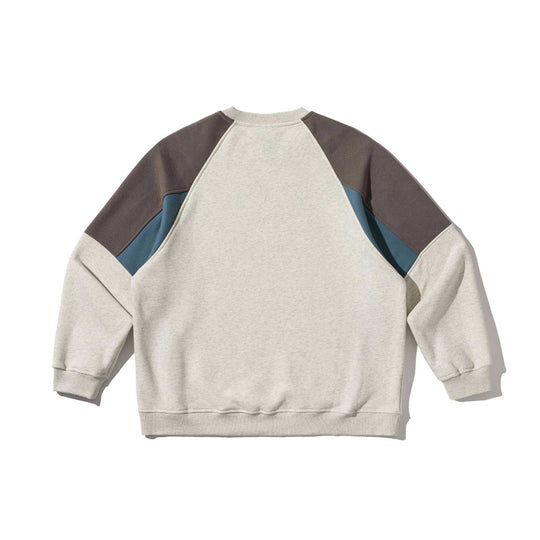 Unisex Colorblock-Sweatshirt mit Raglanärmeln und strukturierter Ziernaht Nord Taschen