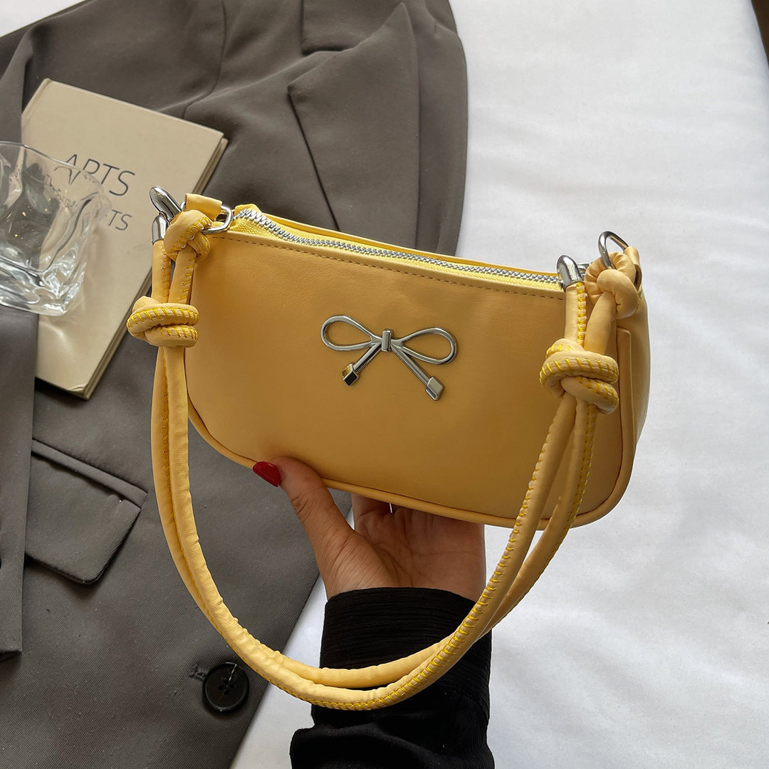 Damen elegante Handtasche mit dekorativen Schleifendetails Nord Taschen