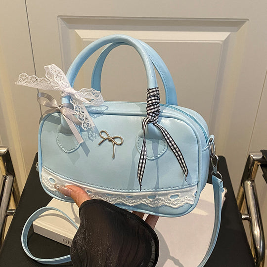Damen Handtasche mit verspieltem Schleifendesign Nord Taschen