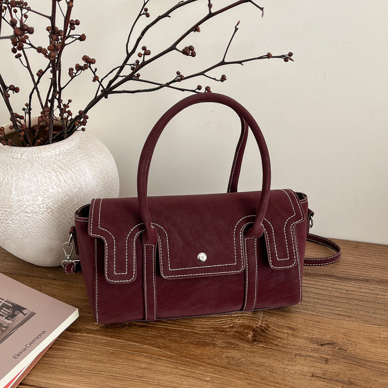 Damen Schultertasche mit strukturiertem Design und abnehmbaren Riemen Nord Taschen