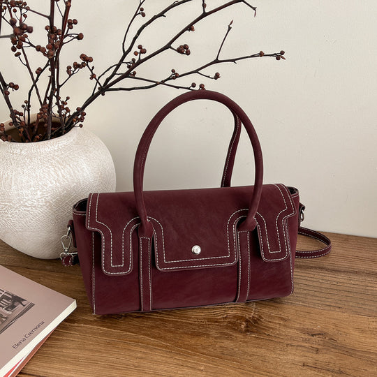 Damen Schultertasche mit strukturiertem Design und abnehmbaren Riemen Nord Taschen