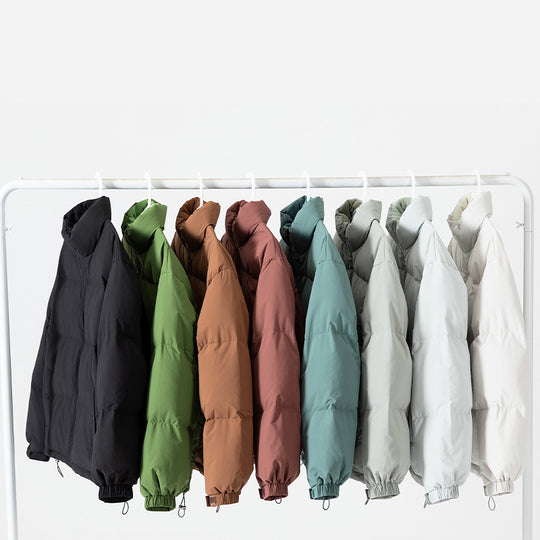 Damen Wattierte Steppjacke mit hohem Kragen und Teddyfutter Nord Taschen
