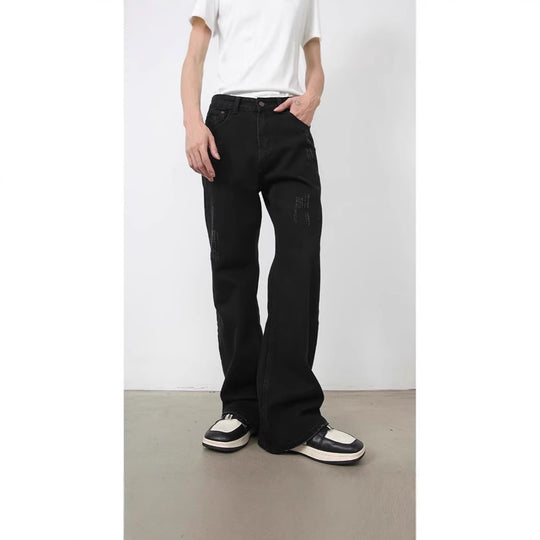 Herren Weitgeschnittene Denim-Hose Nord Taschen