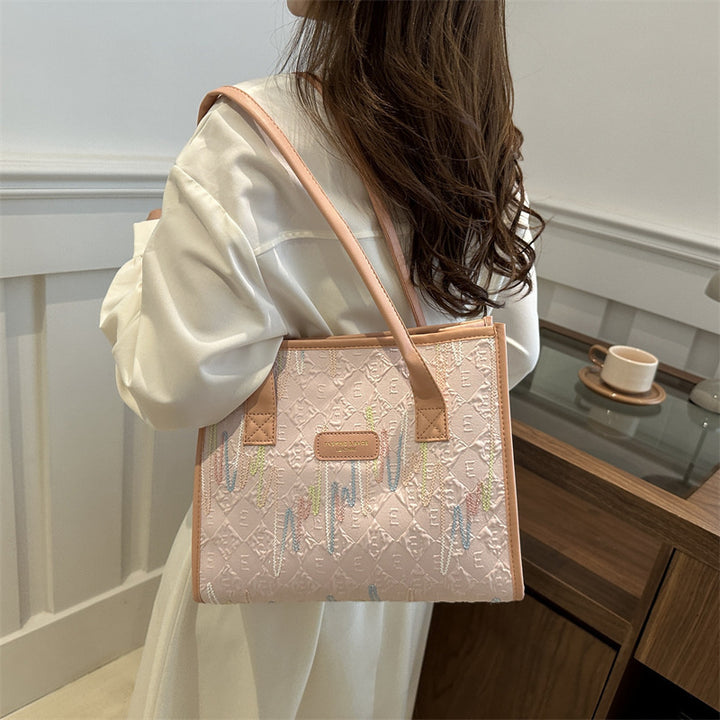 Damen elegante Tragetasche mit stilvollem Muster Nord Taschen