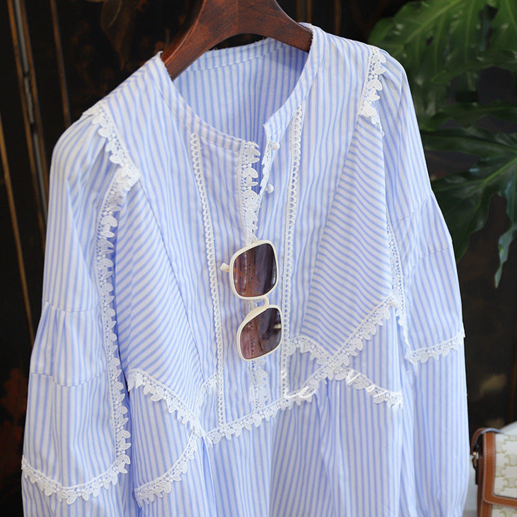 Damen Verspielte Bluse mit Rüschen-Details Nord Taschen