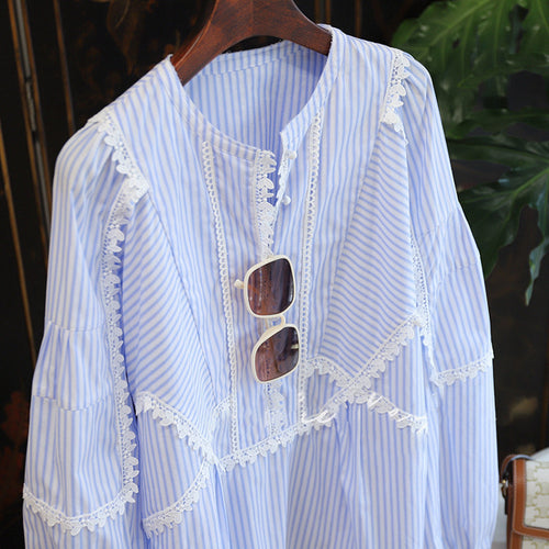 Damen Verspielte Bluse mit Rüschen-Details Nord Taschen