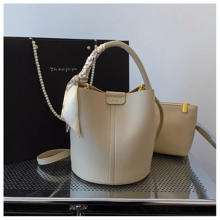 Damen Handtasche mit abnehmbarem Schal Nord Taschen