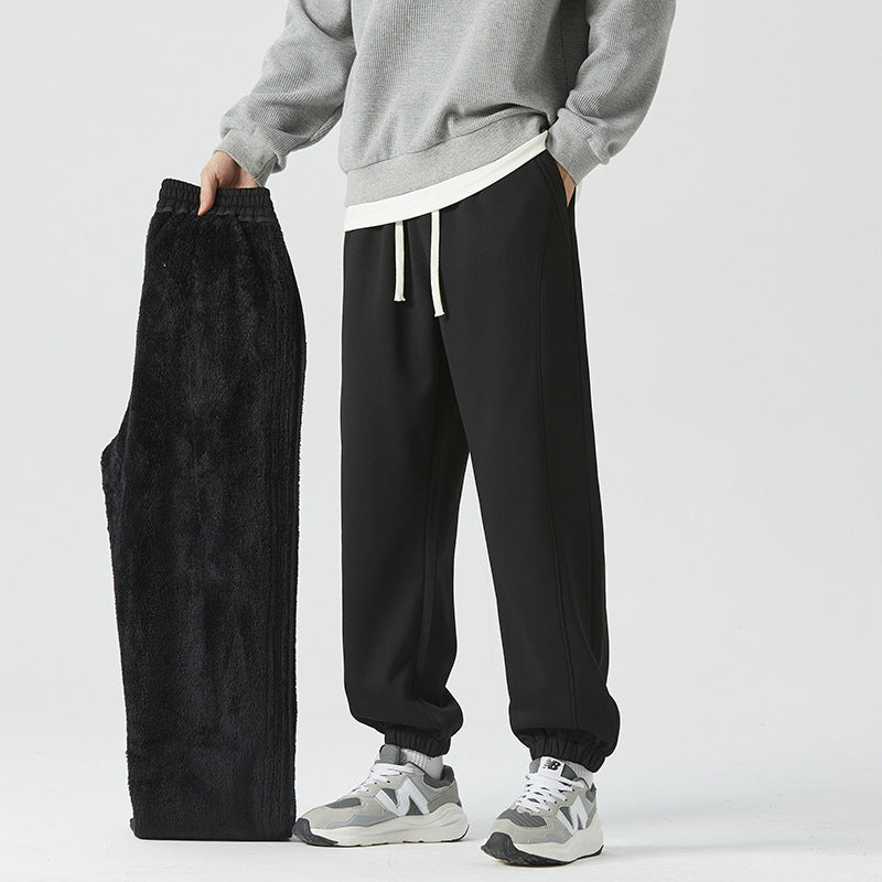 Herren Relaxed-Jogger mit elastischem Bund und abnehmbarem Teddyfutter Nord Taschen
