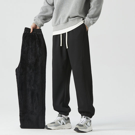 Herren Relaxed-Jogger mit elastischem Bund und abnehmbarem Teddyfutter Nord Taschen