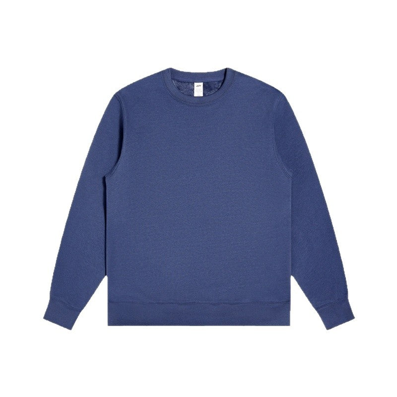 Unisex Minimalistisches Baumwoll-Sweatshirt mit Rundhals, Rippbündchen & Relaxed Fit Nord Taschen