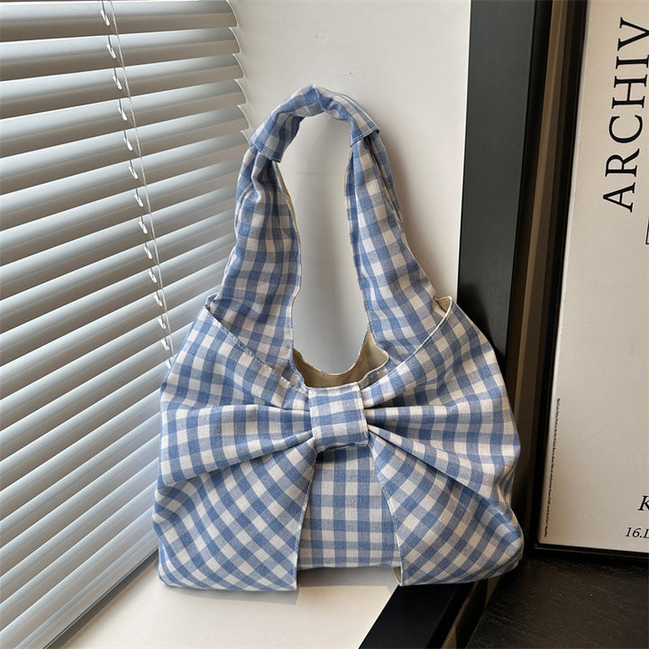 Damen Umhängetasche mit dekorativem Schleifen-Design Nord Taschen