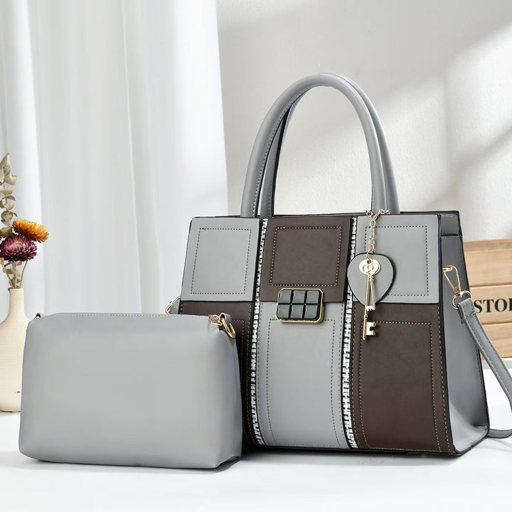 Damen elegante Handtasche mit abnehmbarer Clutch Nord Taschen