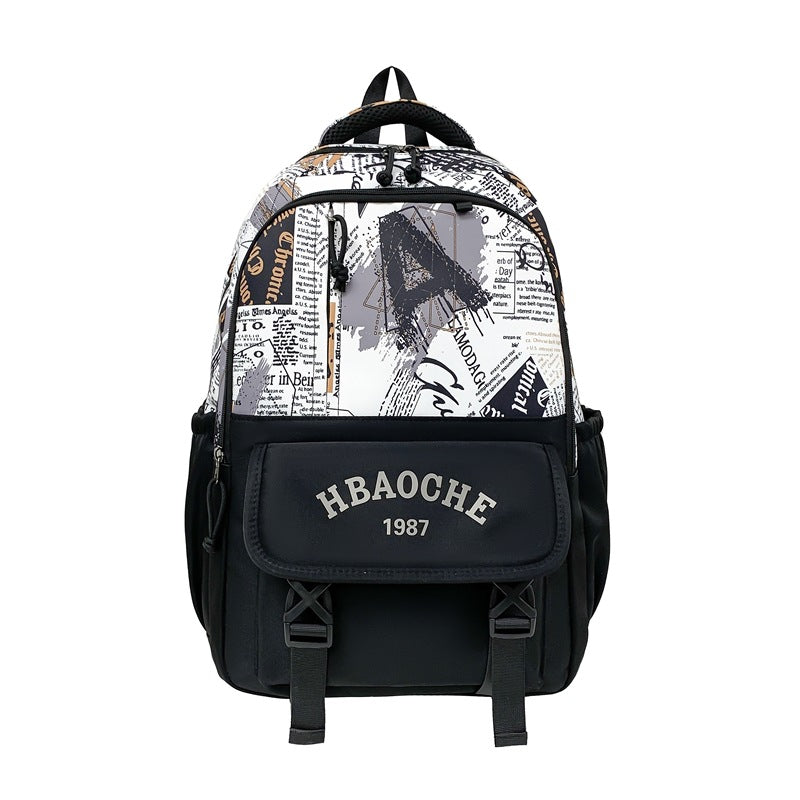 Damen Rucksack mit modernem Grafikausdruck Nord Taschen