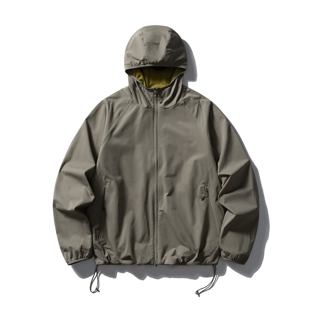 Unisex Leichte Kapuzen‑Softshelljacke mit Fleecegefütterter Innenkapuze und verstellbarem Saum Nord Taschen