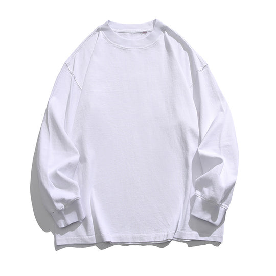 Unisex Weites Oversize-Langarmshirt im Heavyweight-Slouch-Stil mit Drop-Shoulder Nord Taschen