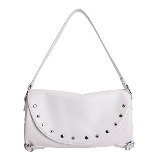Damen Hobo-Tasche mit modischen Nietenakzenten und praktischem Verschluss Nord Taschen