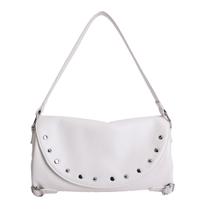 Damen Hobo-Tasche mit modischen Nietenakzenten und praktischem Verschluss Nord Taschen