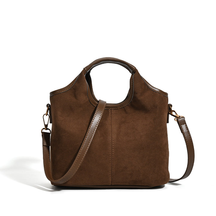 Damen Hobo-Tasche aus feinem Wildleder mit praktischen Trageoptionen Nord Taschen