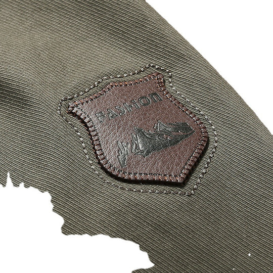 Herren robuste Canvas-Feldjacke mit Brusttasche Stickdetail und Hemdkragen Nord Taschen
