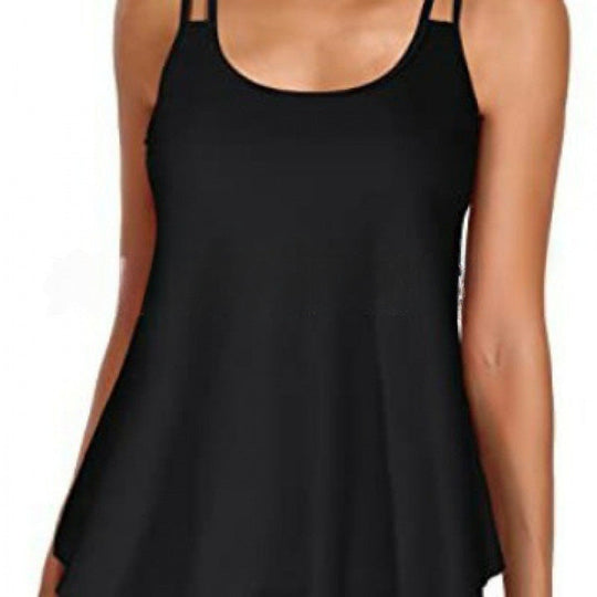 Damen Sportliches Tankini-Set mit bequemem Shorts und verstellbaren Trägern Nord Taschen