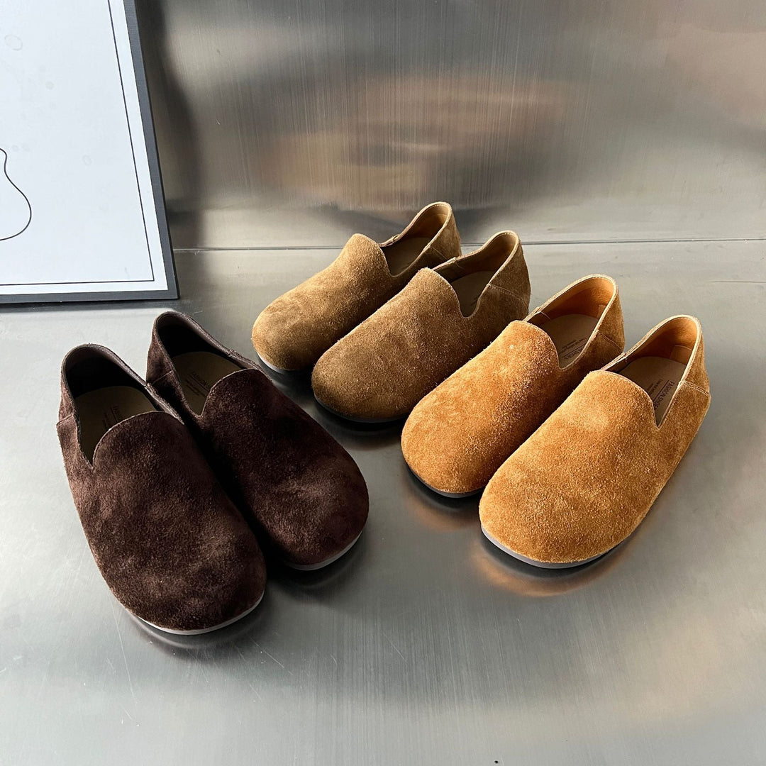 Damen Elegante und komfortable Mokassins aus hochwertigem Wildleder