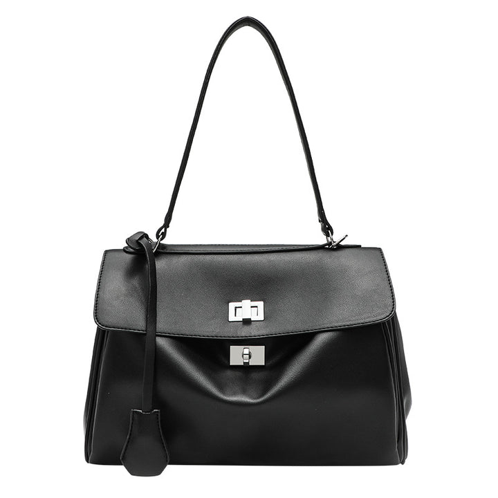 Damen Schultertasche mit eleganter Klappenoptik und praktischen Innentaschen Nord Taschen