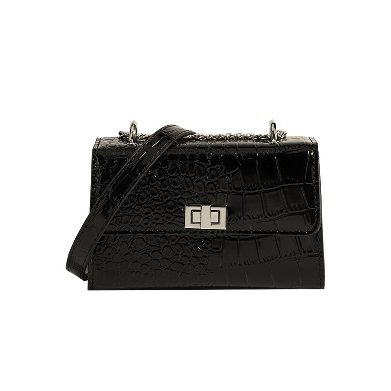 Damen Umhängetasche im eleganten Kroko-Look mit strukturiertem Design Nord Taschen