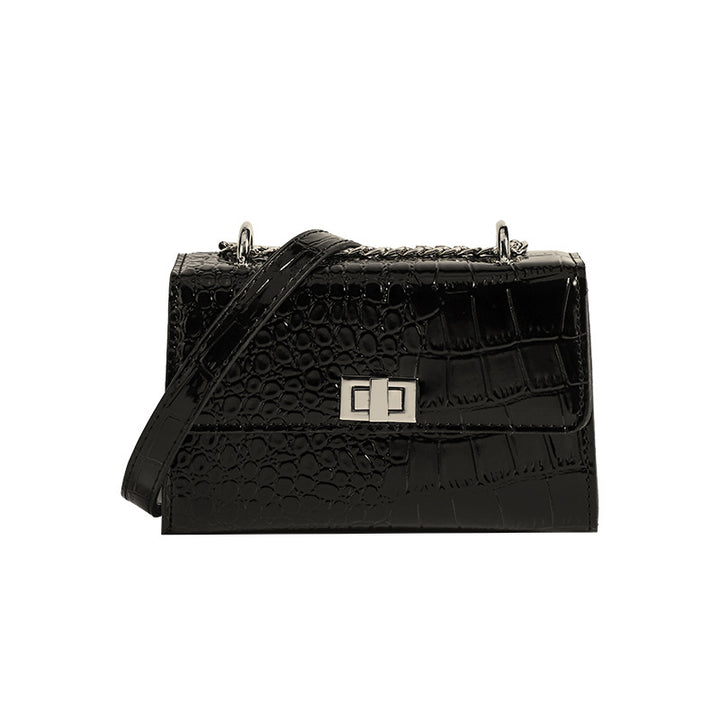 Damen Umhängetasche im eleganten Kroko-Look mit strukturiertem Design Nord Taschen