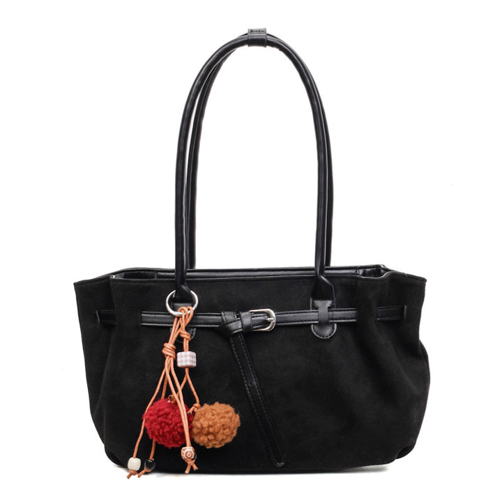 Damen modische Handtasche mit verspieltem Anhänger Nord Taschen