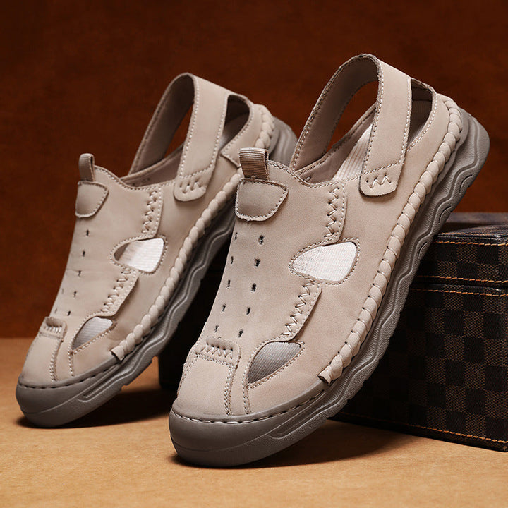 Herren Atmungsaktive Freizeit-Sandalen mit rutschfester Sohle und flexiblem Design