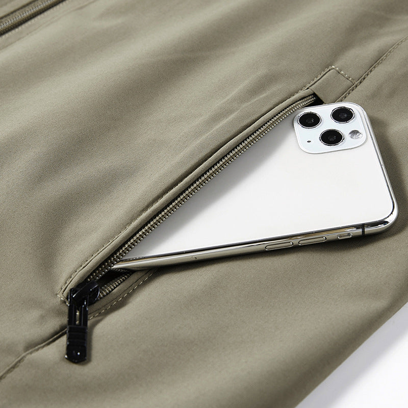 Herren Atmungsaktive Softshell-Utilityweste mit hohem Stehkragen, wasserabweisender Außenlage und mehrfachen Reißverschlusstaschen Nord Taschen