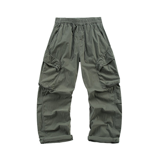 Herren Leichte Cargo-Jogginghose mit Elastikbund, Kordelzug und Mehrzwecktaschen Nord Taschen