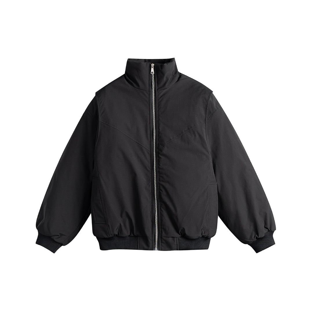 Damen Gefütterte Boxy‑Bomberjacke mit hohem Stehkragen und diagonal gesteppter Optik Nord Taschen
