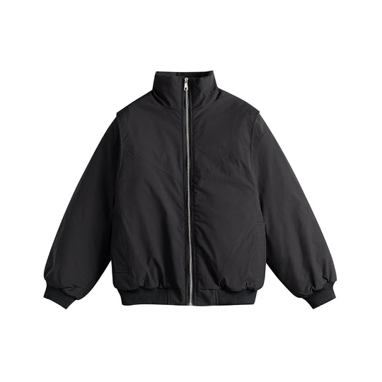 Damen Gefütterte Boxy‑Bomberjacke mit hohem Stehkragen und diagonal gesteppter Optik Nord Taschen