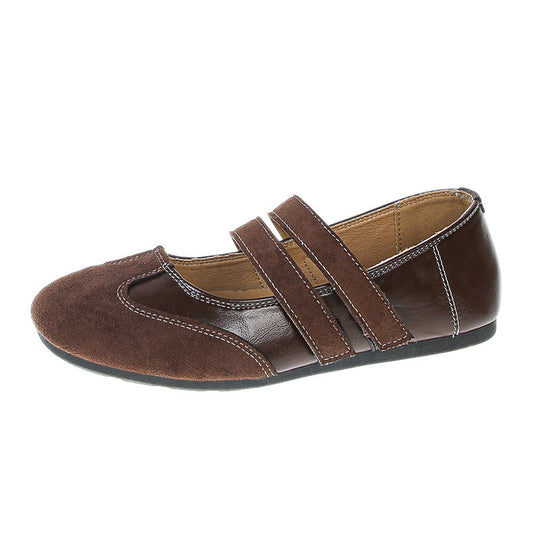 Damen Ballerina-Schuhe mit doppelt verstellbarem Riemen Nord Taschen