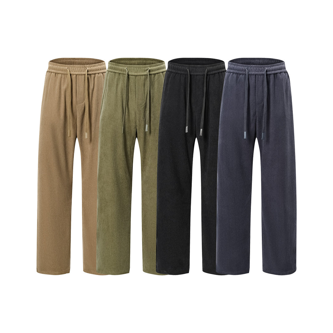 Damen Breit geschnittene Cordhose mit Tunnelzugbund und nachhaltigem Baumwollmix Nord Taschen