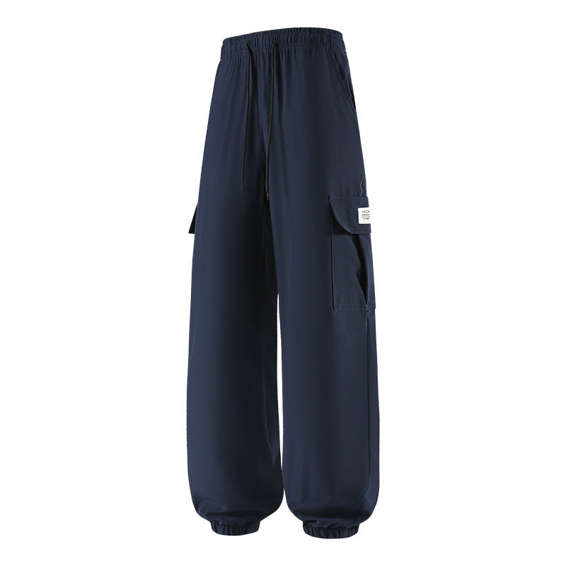 Herren Weite Cargo-Jogginghose mit Tunnelzug, elastischem Bund & Beinbündchen Nord Taschen
