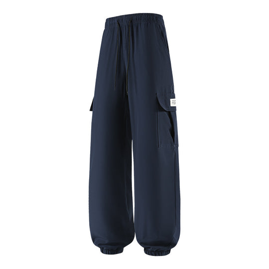 Herren Weite Cargo-Jogginghose mit Tunnelzug, elastischem Bund & Beinbündchen Nord Taschen