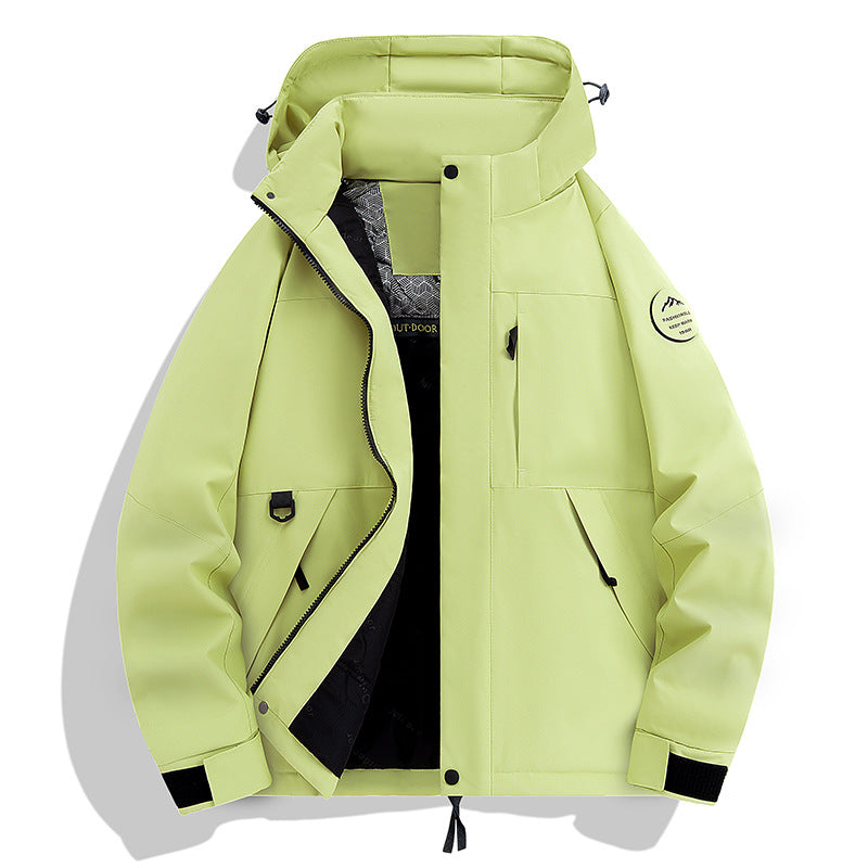 Herren Wasserdichte und atmungsaktive Softshell-Outdoorjacke Nord Taschen