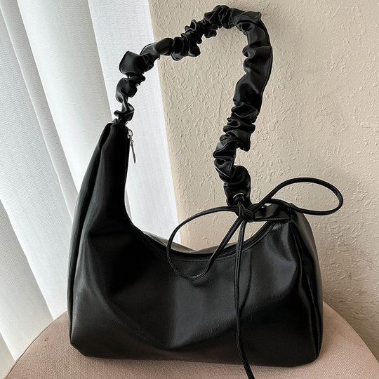 Damen Hobo-Tasche mit stilvollem geflochtenem Schultergurt und elegantem Knotenverschluss Nord Taschen