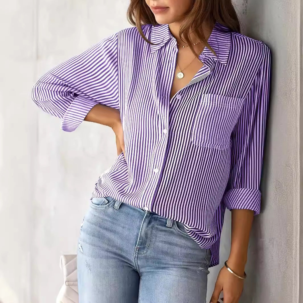 Damen lässige Hemdbluse