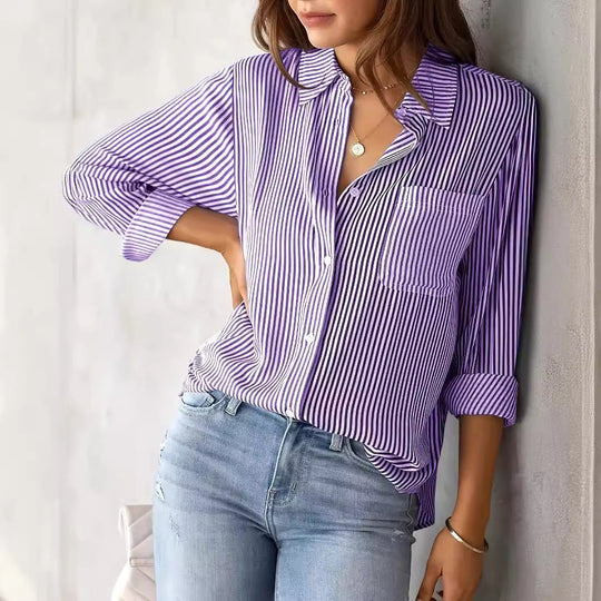 Damen lässige Hemdbluse