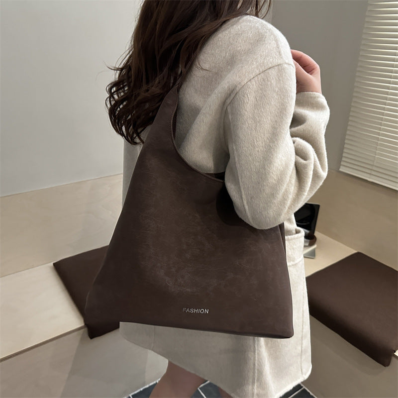 Damen elegante Wildleder Umhängetasche mit weichem Griff Nord Taschen