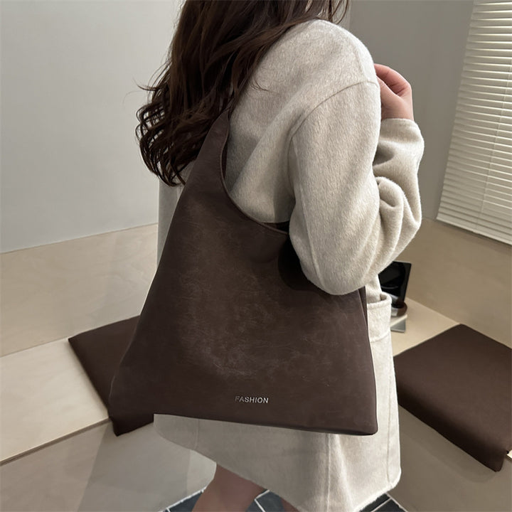 Damen elegante Wildleder Umhängetasche mit weichem Griff Nord Taschen