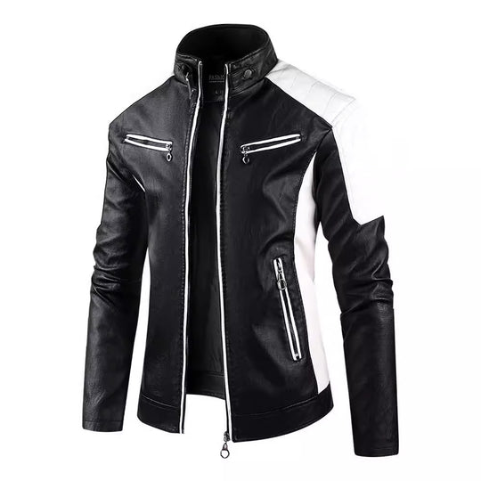 Herren Modische Bikerjacke Nord Taschen