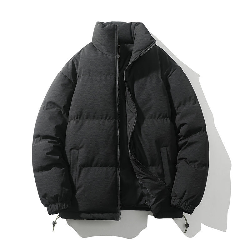 Unisex Wattierte Stepp-Übergangsjacke mit hohem Kragen und verstellbarem Saum Nord Taschen